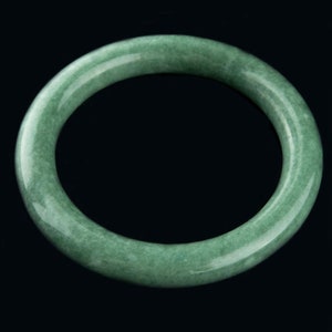 Brazalete de jade hecho a mano, pulsera de piedra verde, brazalete de piedra natural, pulsera verde, joyería de verano, pulsera de mujer, pulsera vintage imagen 3