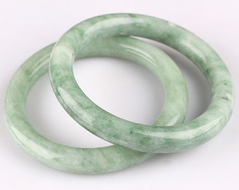 Dainty Jade Bangle, Jade Jewelry, Natural Jade Bangle, Real Jade Bangle, Green Gemstone Bangle, Ladies Bangle, Gift for Her