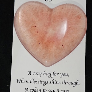 Handmade Resin Heart Pocket Hug: Friendship Gift