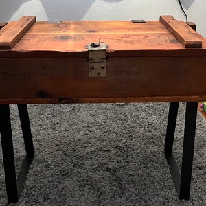 Antique Ammo Crate : Side Table