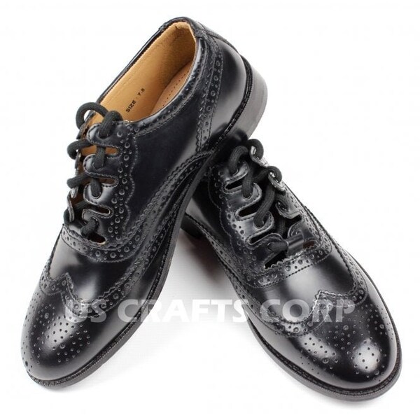Scottish Black Shoes Etsy