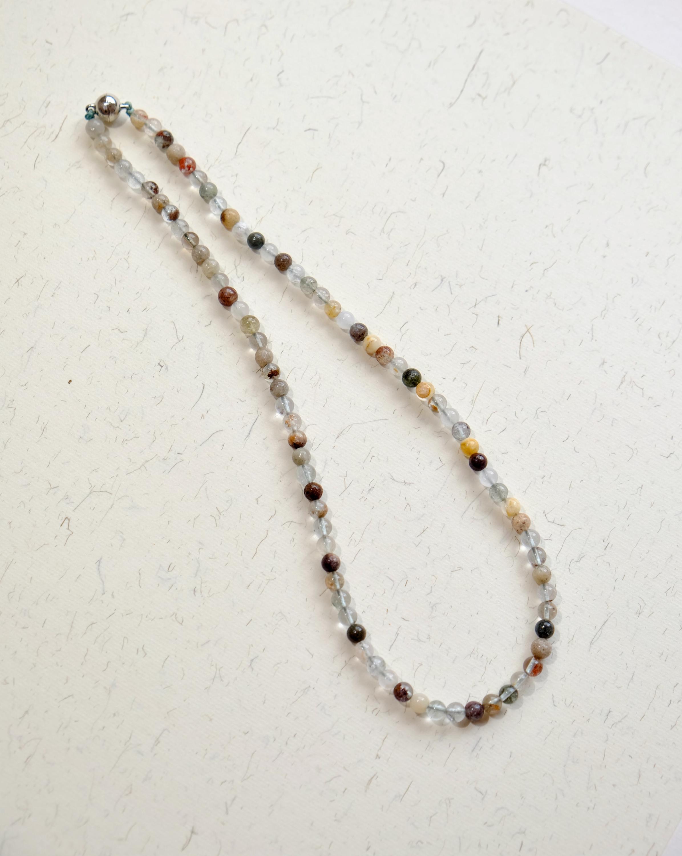 Four Seasons Phantom Quartz Necklace | Nature Theme Necklace | Dainty Crystal Necklace | Spiritual Necklace | Handmade