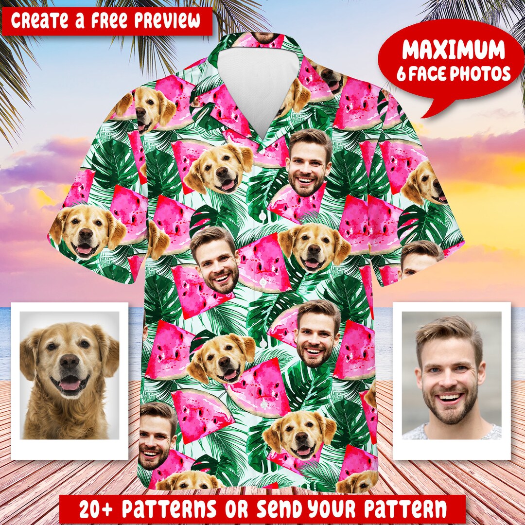 Summer With Pet - Personalized Hawaiian Shirt - New Arrival, Upload Image, Gift For Pet Lovers AMZ main image 1