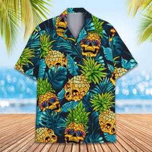 Camiseta calavera pina Etsy Mexico