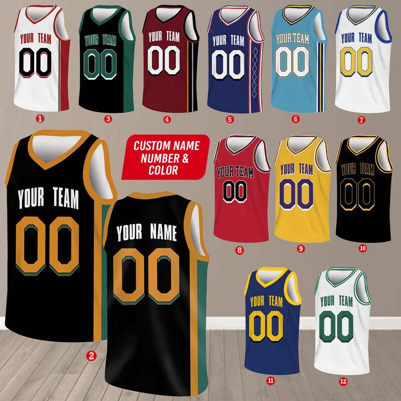 Personalized Your Own Basketball Jersey Sports Shirt Printed Custom Team Name Number For Men Women Youth P 90764400 Cat 11813