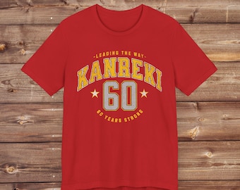 Regalo de camiseta Kanreki para personas de 60 años Camiseta para japoneses que celebran el 60 cumpleaños Hito de Kanreki Cumpleaños Estilo universitario personalizado