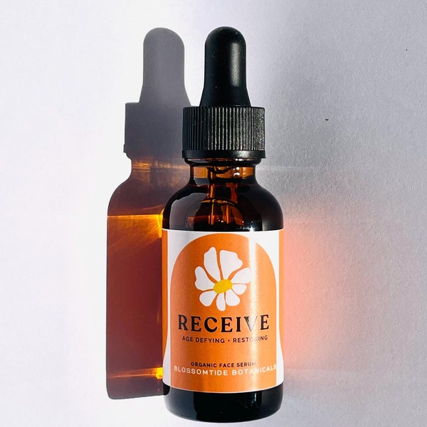 ANTI-AGING & RESTORING Organic Face Serum - Rosehip, Sea Buckthorn, Squalene, Evening Primrose, Moringa, Maracuja, Blueberry