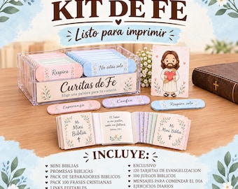 Digital Faith Kit | 365 Verses + Soul Relief + Mini Bibles + Bible Games | Downloadable PDF