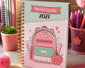 2027-2028 School Planner - Printable PDF | Editable PowerPoint | Student Planner | Instant Download | Spanish