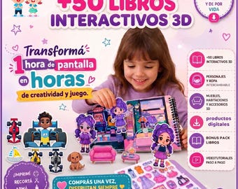 Mega Pack of Printable Interactive Digital Books in SPANISH | Children's Activities for Entrepreneurs | Instant Download