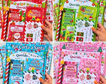 3-in-1 Christmas Combo | Letter to Santa Kit + Photo Templates + Christmas Goodie Bags | Canva Printable | Instant Download