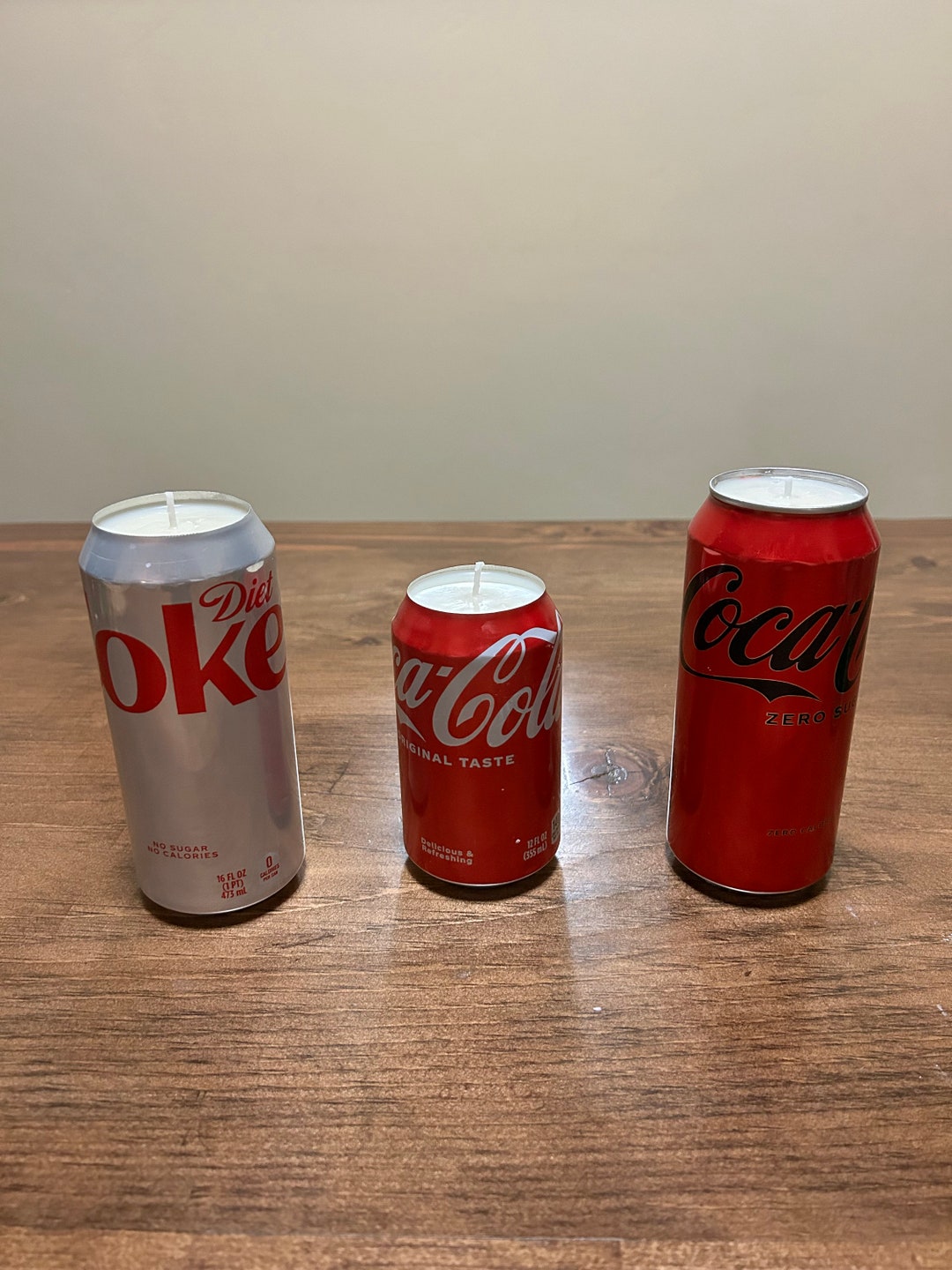 Soy Candle Diet Coke, Cocacola, Coke Zero, Hand Poured, Soda Can Etsy