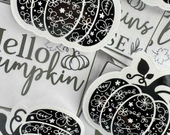 Fall Sticker Pack | Minimalist Autumn Stickers for Journals, Planners, Scrapbooking