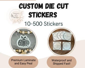 Custom Logo Vinyl Stickers: Die Cut, Water-Resistant Personalized Decals