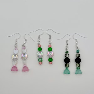 Wicked Earrings - Elphaba and Glinda Inspired
