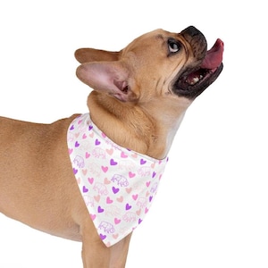 Buffalove Pet Bandana, Buffalo dog person bandanna , , lets go buffalo, pet owner gifts, dog scarf neckerchief BuffaloxBuffalo BufxBuf