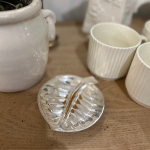 Small Silver Leaf Tray