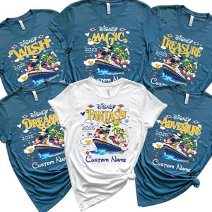 Benutzerdefinierte Disney Cruise Shirt, Disney Cruise 2025 Shirts, benutzerdefinierte Disney Cruise Familie Passende Shirt, Disney Cruise Group T-Shirts