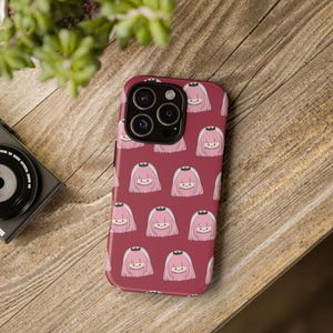 Mori Calliope Hololive Cute Phone Case I Anime merch Kawaii iPhone case I Tough Phone Cover I gift for friends