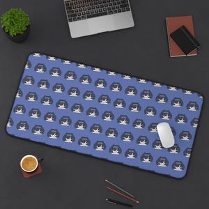 Ouro Kronii Hololive anime mousepad I kawaii cute desk mat Anime merch gift for gamer