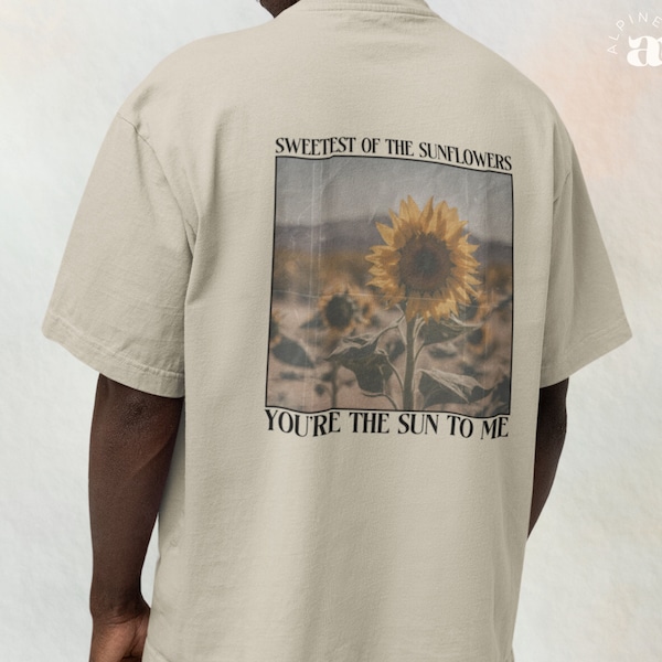 Vintage Sweetest of the Sunflowers tshirt, 2 SIDES Zach Bryan Shirt, Country Music Shirt, Noah K Tour, Noah K Stick Season Tee Merch, Kahan