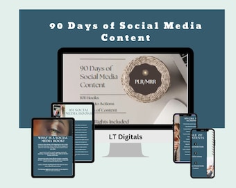 90 Days of Social Media Content