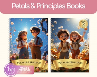 Libros de pétalos y principios