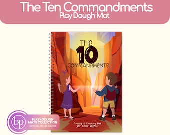 The 10 Commandments Play Dough Mats