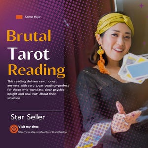Brutally Honest Tarot Reading – Fast, Clear, No Sugar Coating