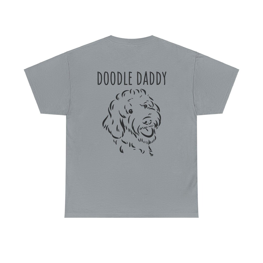Doodle Daddy Front & Back Logo Unisex Heavy Cotton Tee, 100% Cotton ...