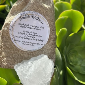 Alum Stone Crystal Deodorant