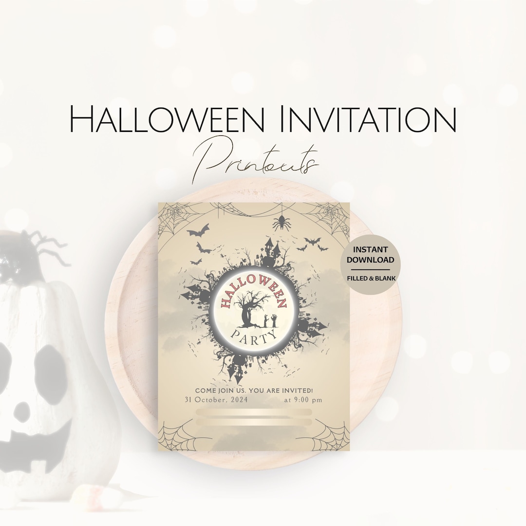 Halloween Party Invitation Printouts Printable Invites Letters Halloween Party Invitation Printouts Printable Invites Letters