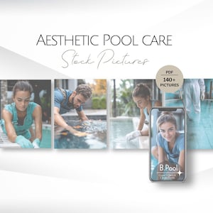 140 stockfoto&#39;s voor zwembadonderhoud, afbeeldingen voor esthetische zwembadreiniging en -reparatie, professionele zwembadservice Set foto&#39;s bedrijfsfotografie
