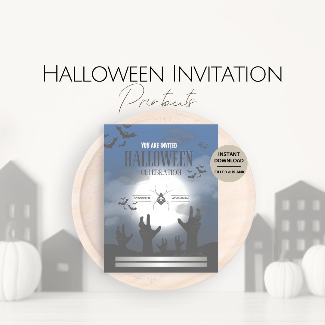 Halloween Party Invitation Printouts Printable Invites Letters Halloween Party Invitation Printouts Printable Invites Letters