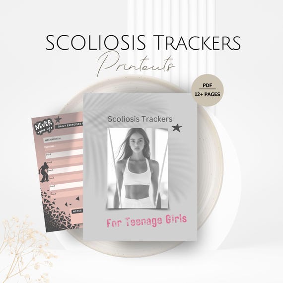 scoliosis weekly cardio and corrective exercise plan chart template
