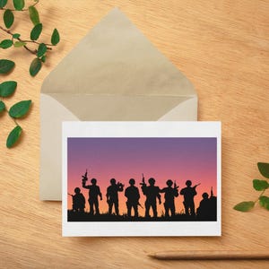 Conjunto de cartas militares