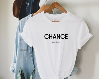 Chance Paris - T-shirt da donna, francese