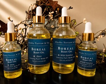 Aceite corporal boreal