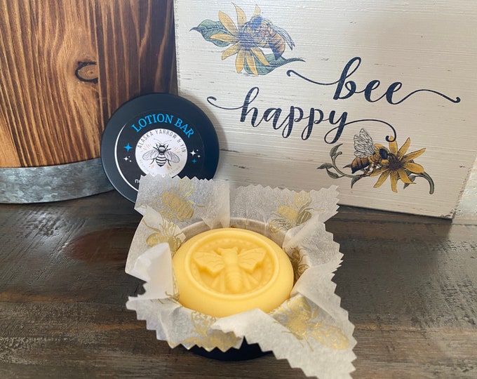 Featured listing image: All Natural Honey Bee Lotion Bars
