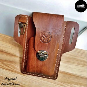 Cartera larga de piel para mujer – Cartera de mano de napa con cremallera, 12 ranuras para tarjetas y correa para la muñeca