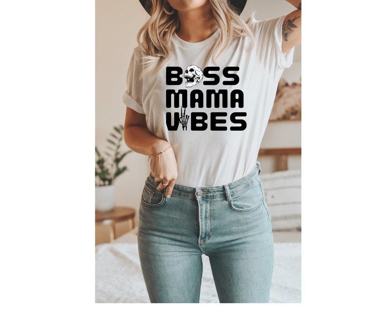 Mama T-shirt, Shirt for Mom for Mother's Day, Mama T-Shirt, Mom Shirt for Mom for Mother's Day, Mama T-shirt,Cute Mom Shirt,Mum Life Shirt zdjęcie 1
