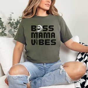 Mama T-shirt, Shirt for Mom for Mother's Day, Mama T-Shirt, Mom Shirt for Mom for Mother's Day, Mama T-shirt,Cute Mom Shirt,Mum Life Shirt zdjęcie 2