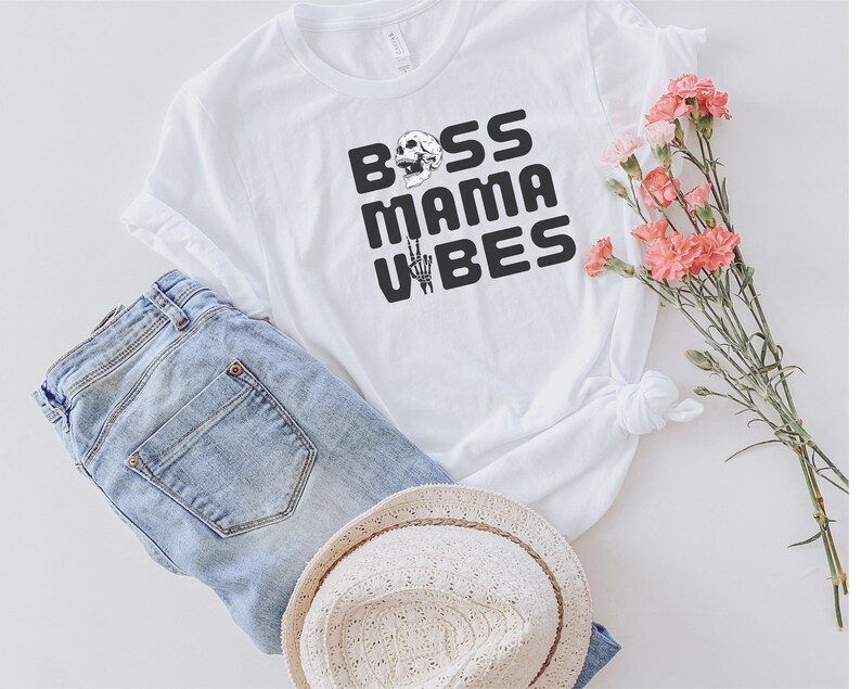 Mama T-shirt, Shirt for Mom for Mother's Day, Mama T-Shirt, Mom Shirt for Mom for Mother's Day, Mama T-shirt,Cute Mom Shirt,Mum Life Shirt zdjęcie 4