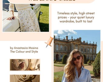 The Old Money Capsule Wardrobe Guide - 352 Outfits - 32 Pieces - UK Style PDF