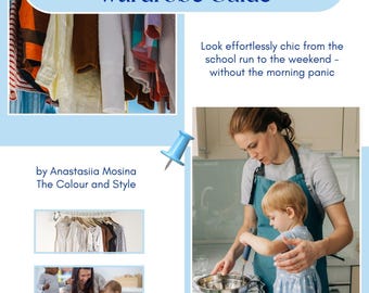 Active Mum Capsule Wardrobe Guide - 362 Outfits - 32 Pieces - UK Style PDF
