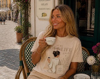 „In My Soft Life“-T-Shirt | Minimalistisches T-Shirt | Shirt mit Selbstliebe-Zitat | Neutral Girl Era-Outfit | Trendiges Grafik-T-Shirt für Damen