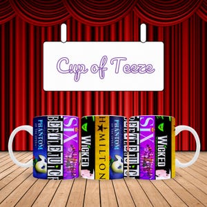 Broadway Musical Mug: Theatre Lover Gift