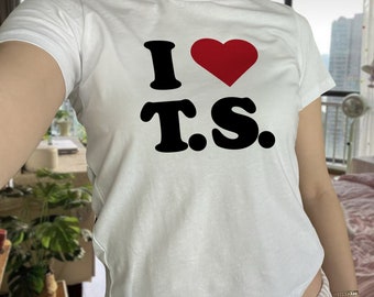Ik hou van TS Baby T-shirt, ik hou van Taylor Swift Baby T-shirt