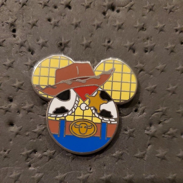 Disney Pixar Toy Story Woody Pin From Mickey Head Mystery Pin Pack