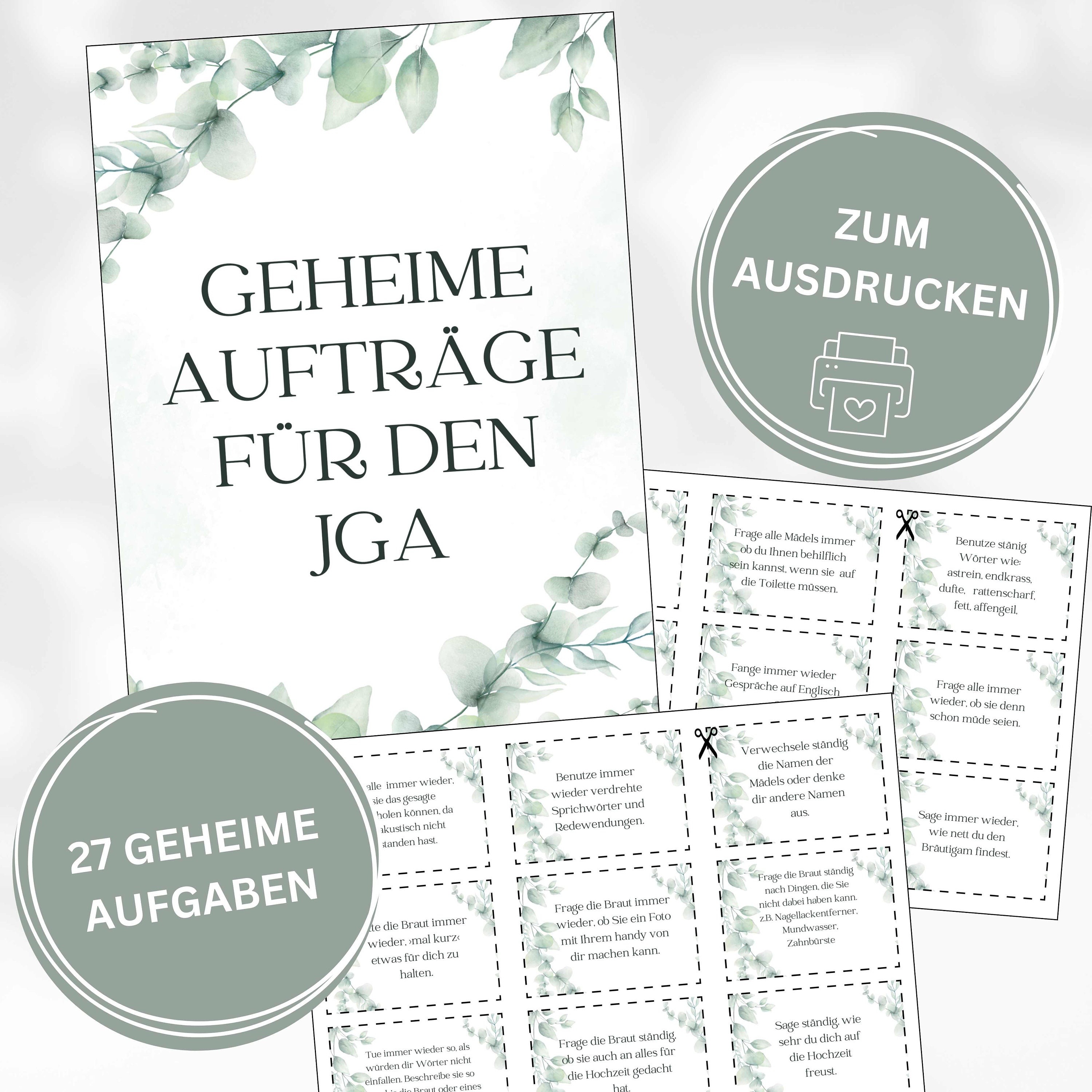 JGA Game To Print Out, Bride Challenge, Secret Funny Tasks, Digital Download, JGA Women's Games, Bachelorette Party Game, Bride Game